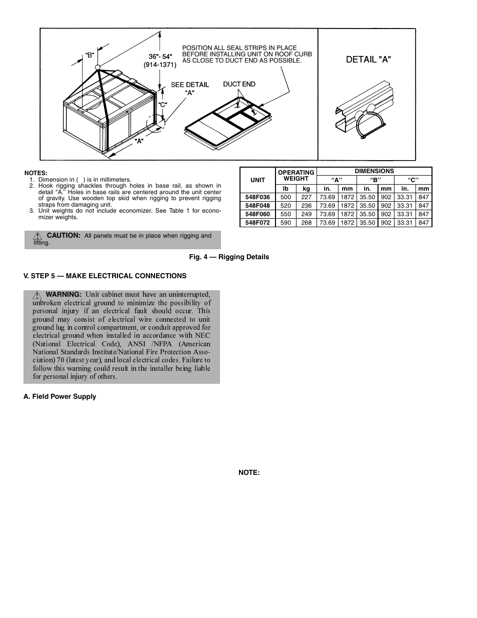 Bryant 548F User Manual | Page 4 / 48