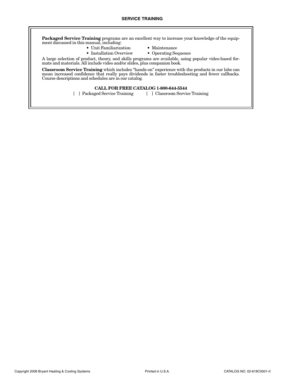 Bryant 619CNF User Manual | Page 22 / 24