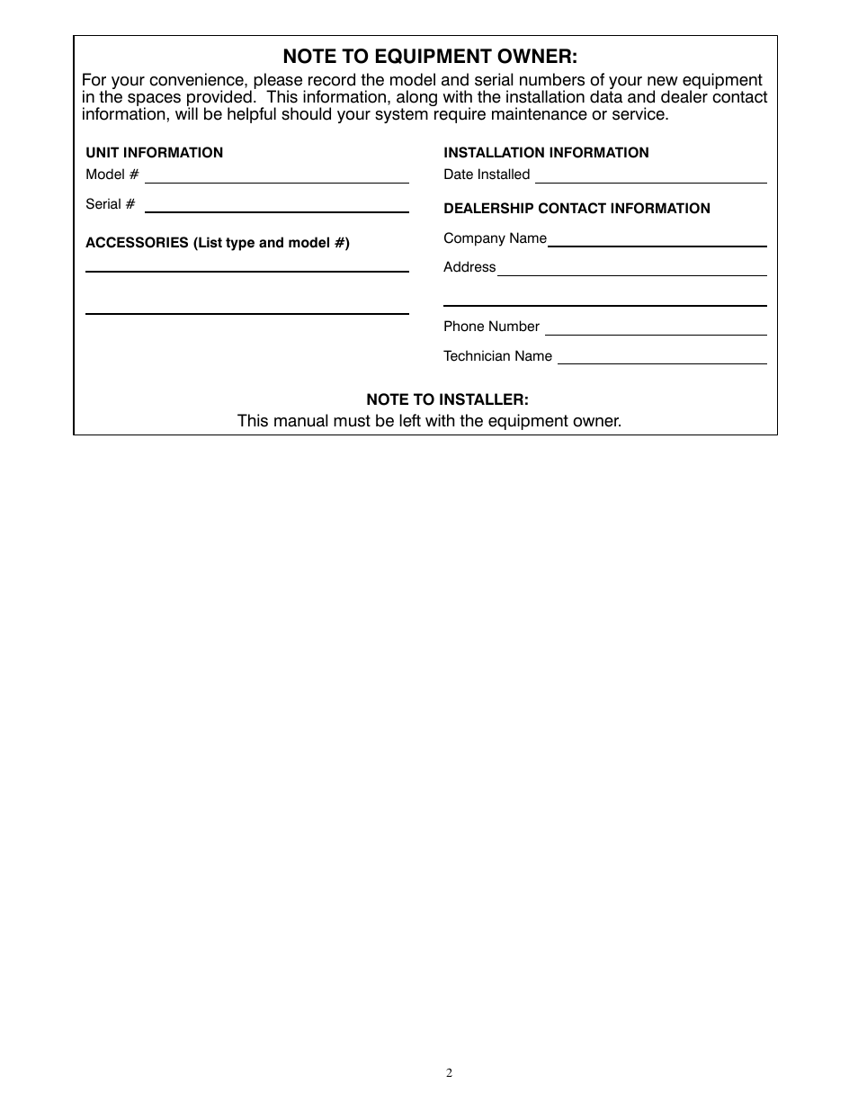 Bryant LEGACY 577C User Manual | Page 2 / 10