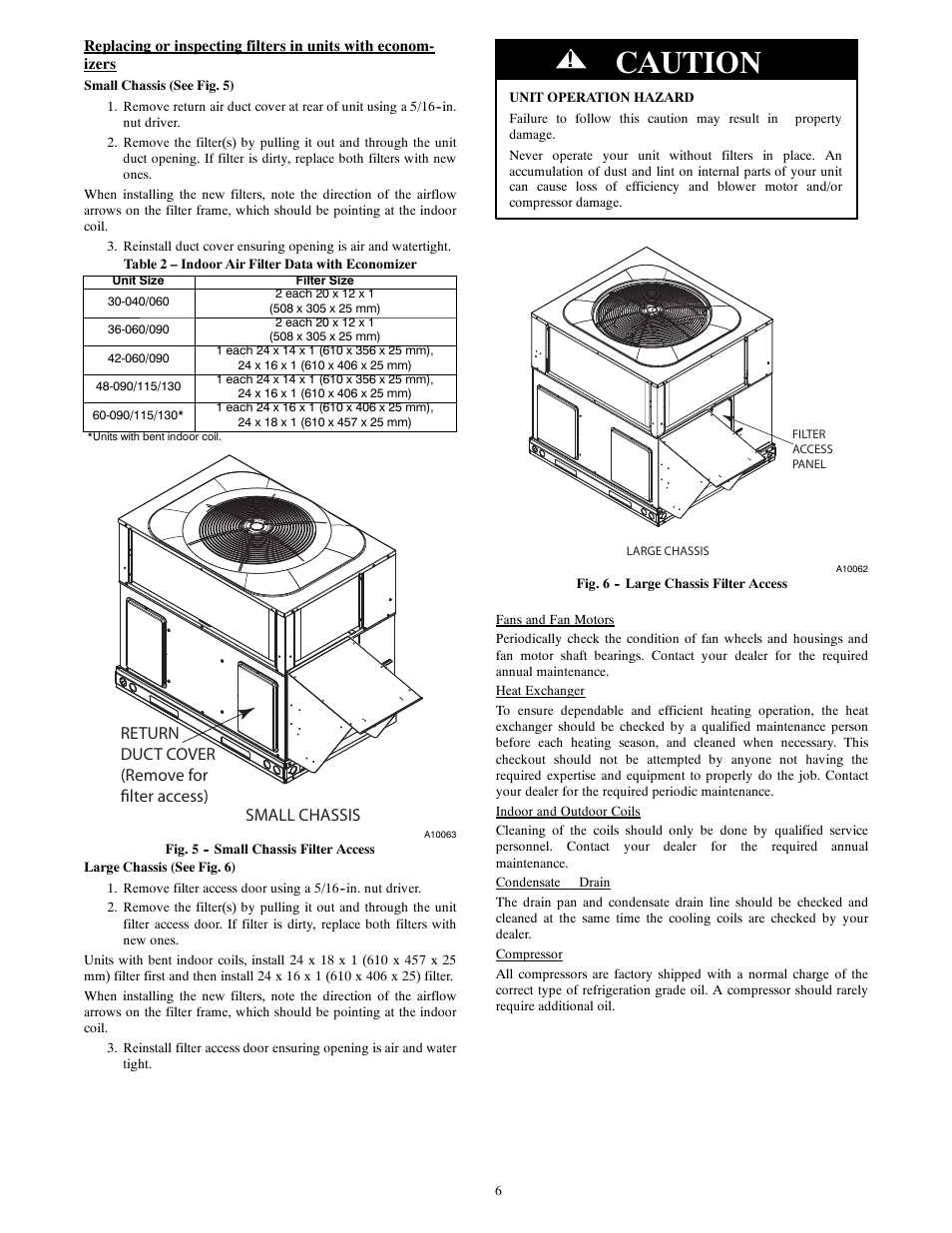 Caution | Bryant LEGACY 577C User Manual | Page 6 / 10