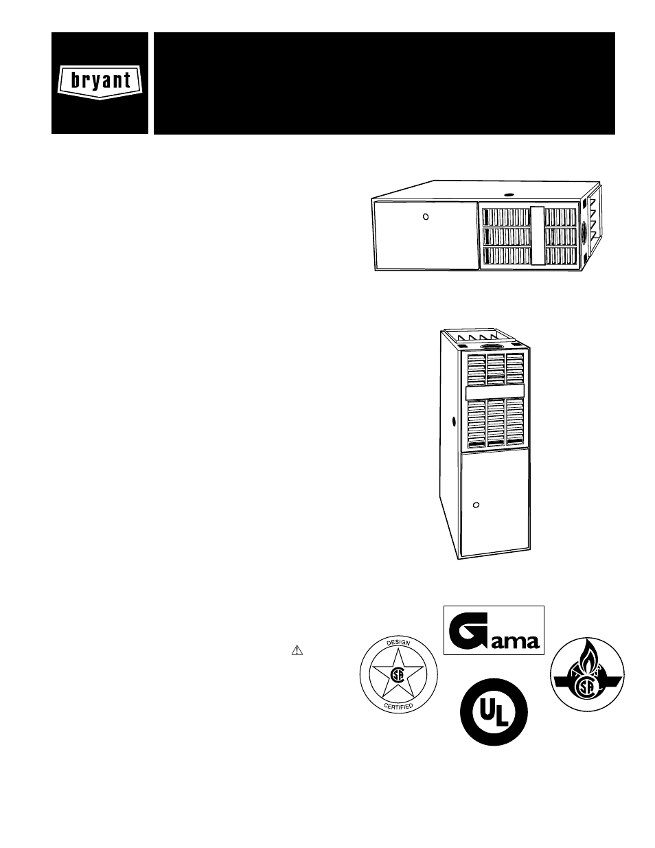 Bryant Induced- Combustion 333BAV User Manual | 12 pages