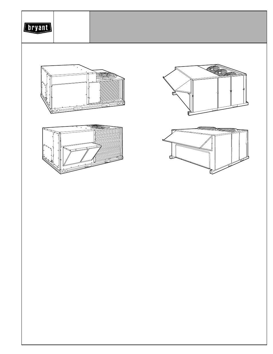 Bryant 558F User Manual | 68 pages