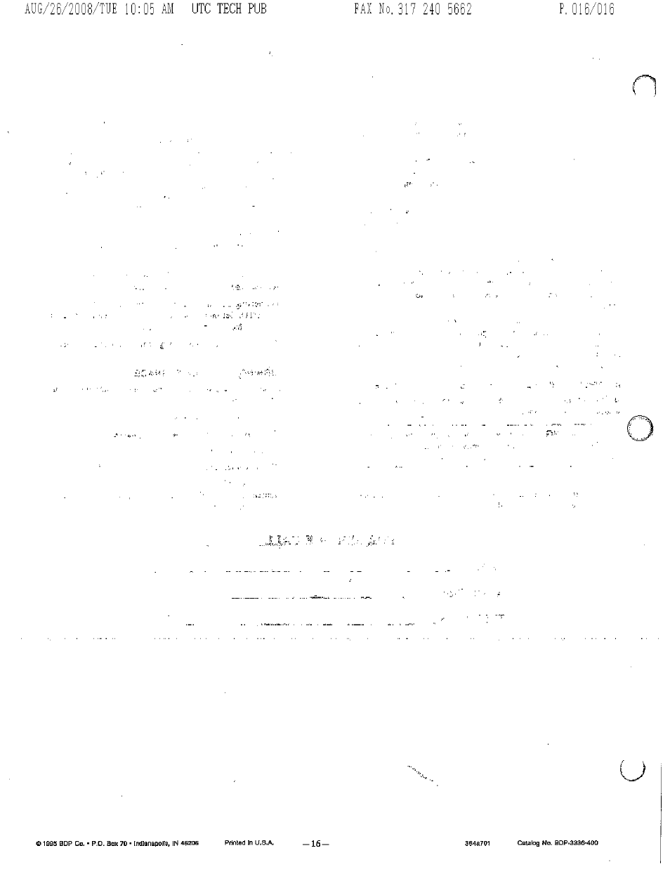 Bryant 364AAN User Manual | Page 16 / 16