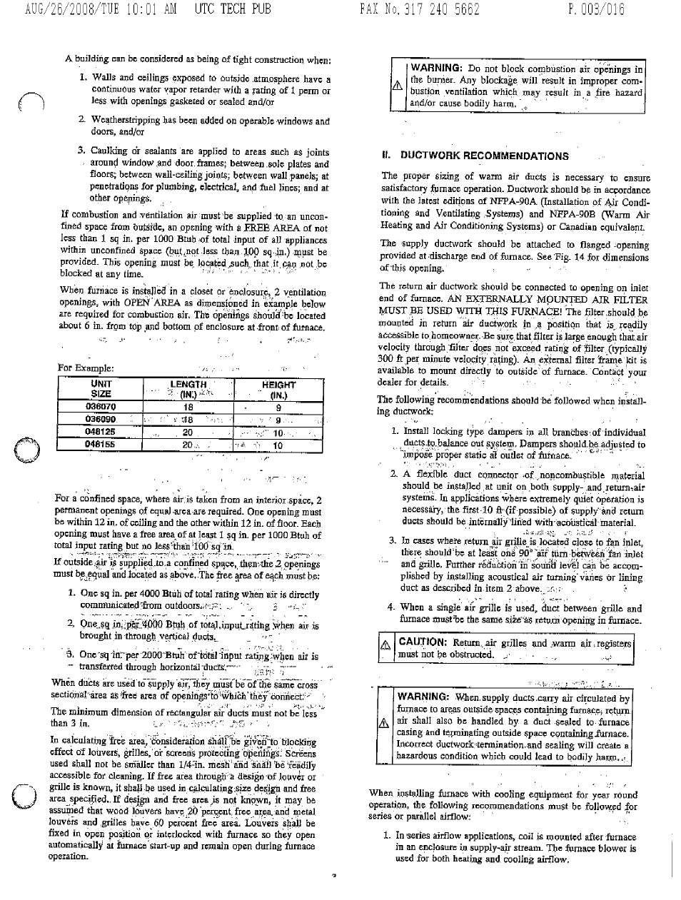 Bryant 364AAN User Manual | Page 3 / 16