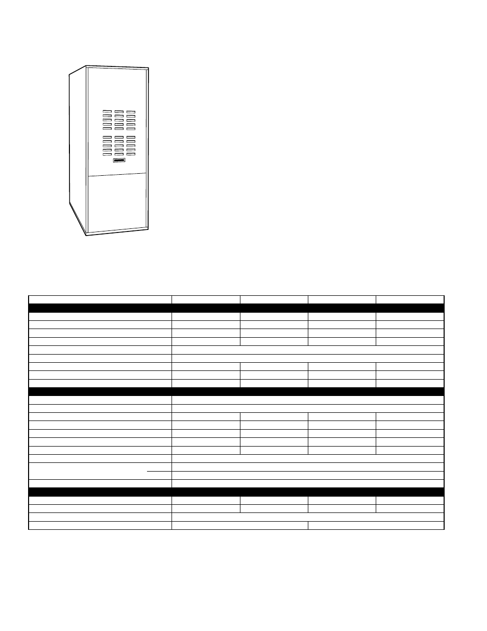 Model 361aan upflow-horizontal oil furnace, Specifications | Bryant Oil Fired 363AAP 361AAN User Manual | Page 2 / 8