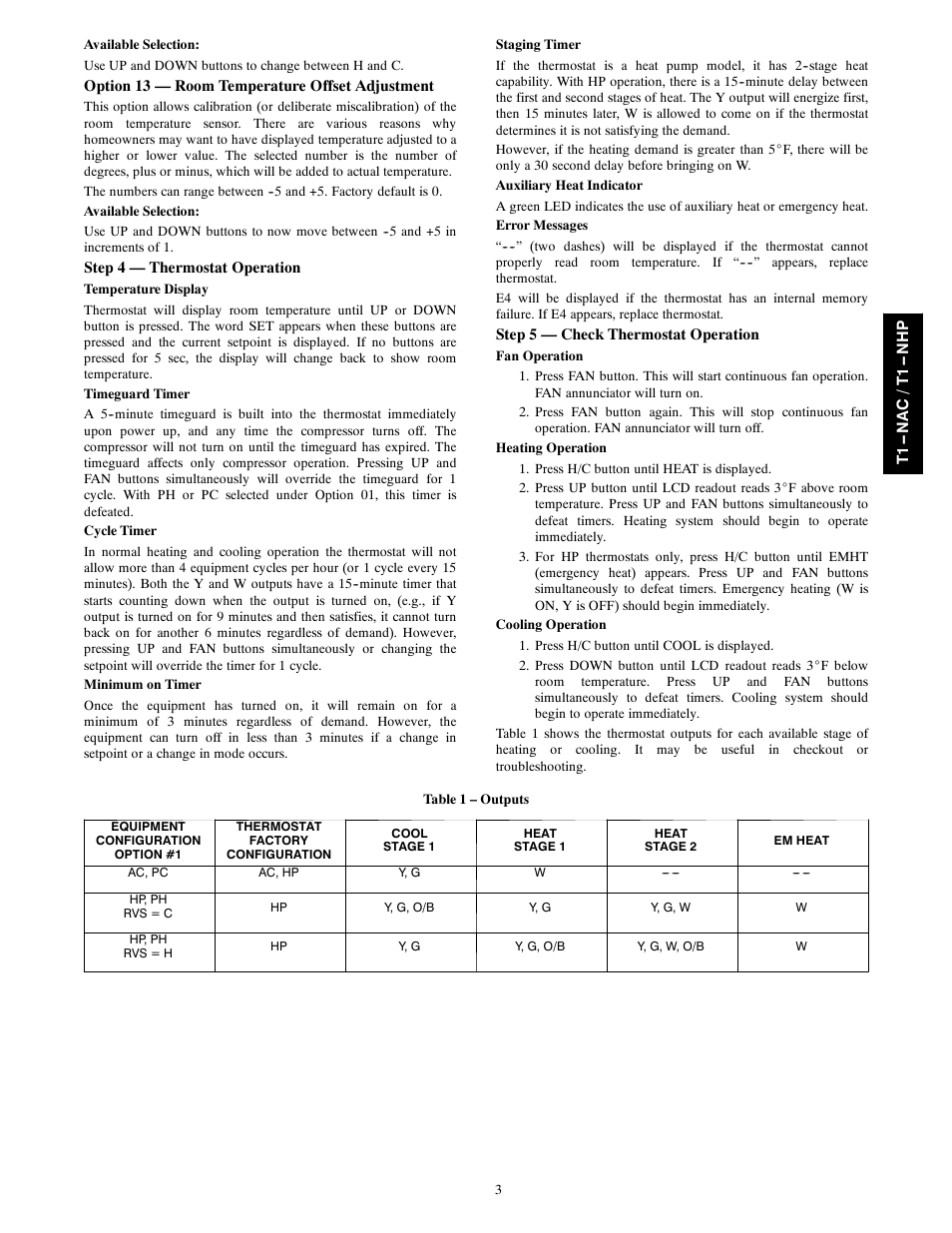 Bryant T1--NAC User Manual | Page 3 / 6