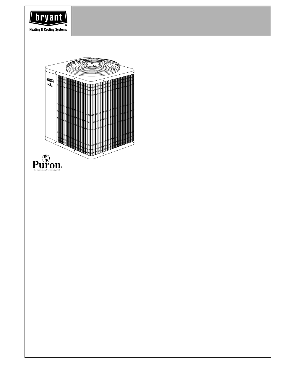 Bryant DELUXE 11 SEER R-410A User Manual | 28 pages