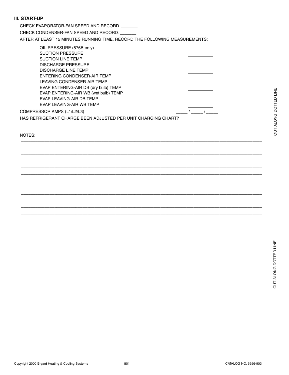 Bryant COMMERCIAL AIR COOLED CONDENSING UNITS 576b User Manual | Page 16 / 16