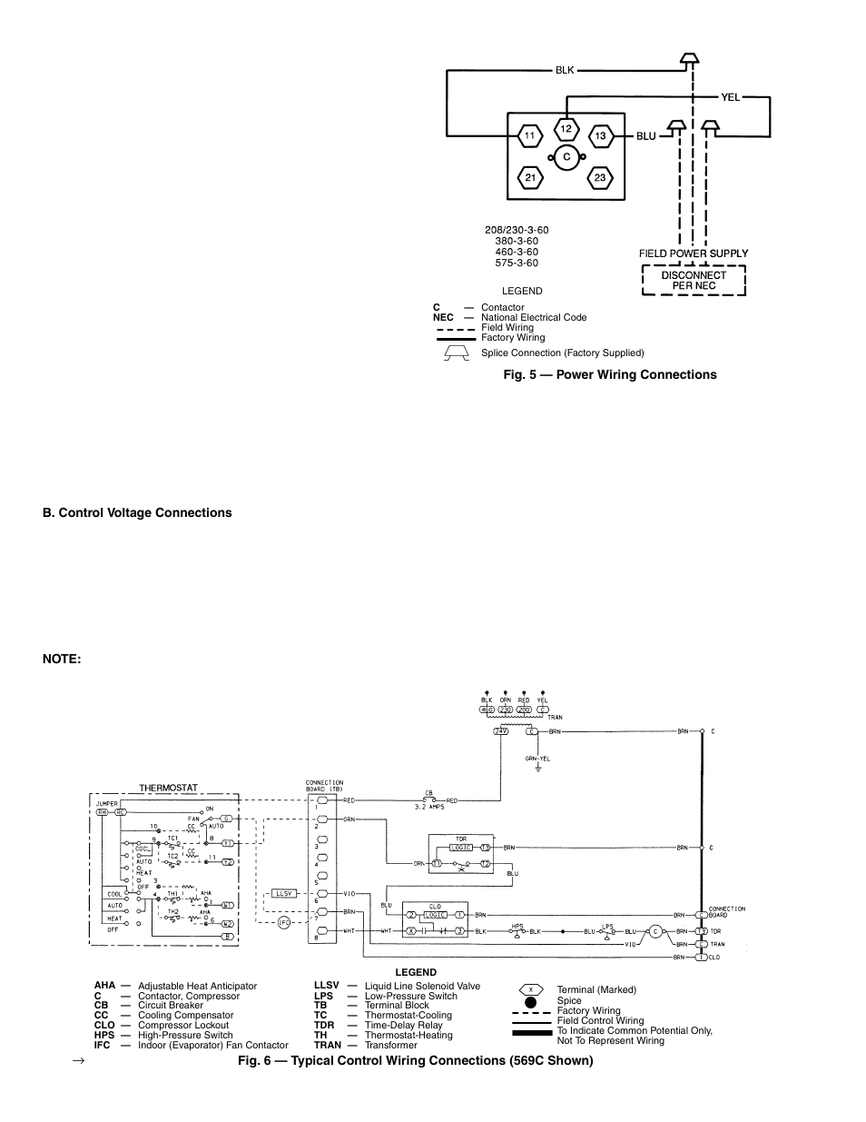 Bryant COMMERCIAL AIR COOLED CONDENSING UNITS 576b User Manual | Page 6 / 16