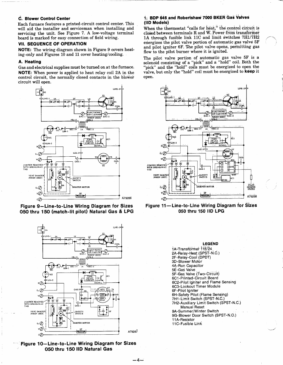 050 thru 150 iid lpg | Bryant 396G User Manual | Page 4 / 8