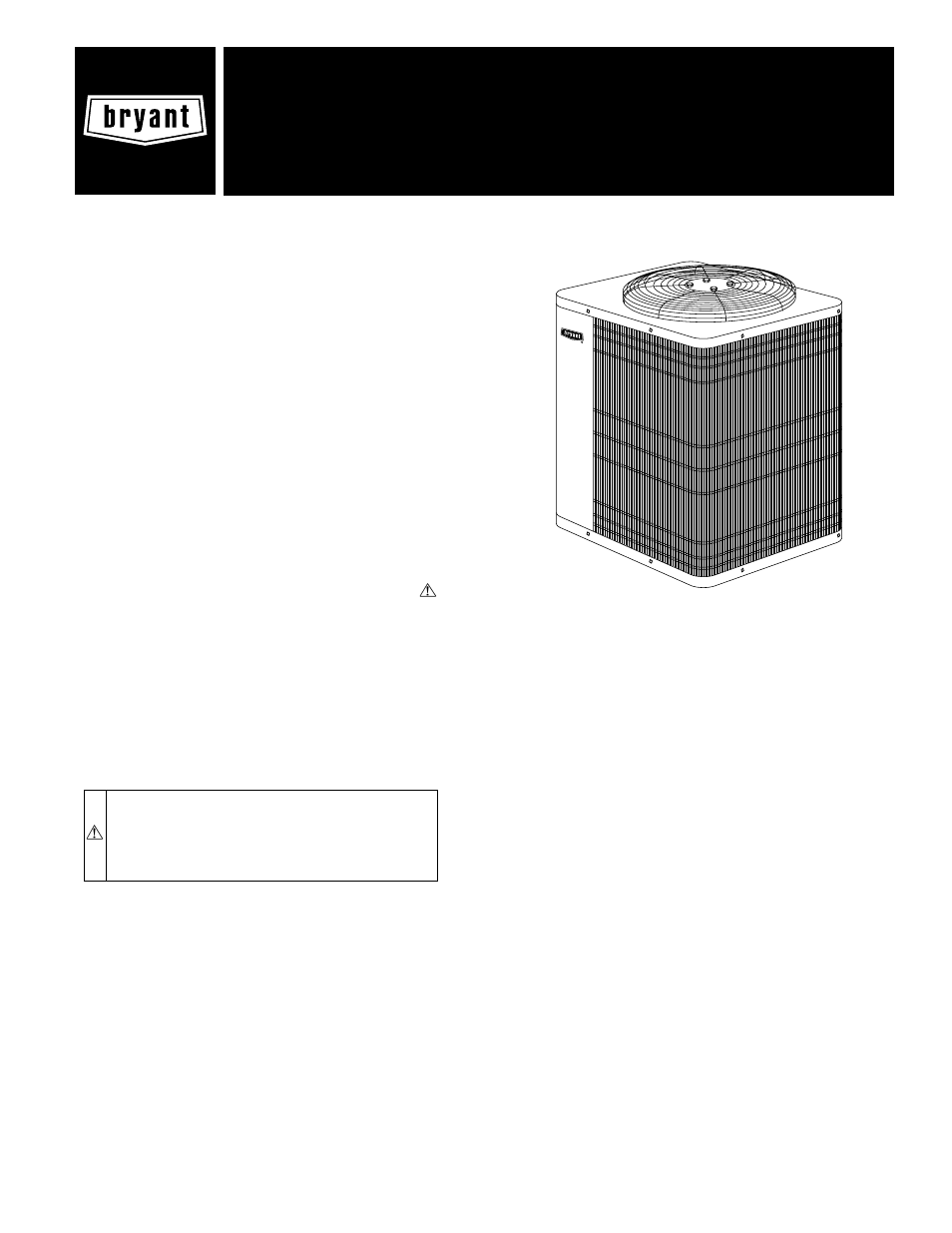 Bryant 597C User Manual | 8 pages