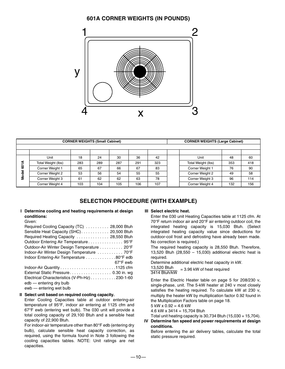 12 4 3 x y | Bryant 601A User Manual | Page 10 / 28