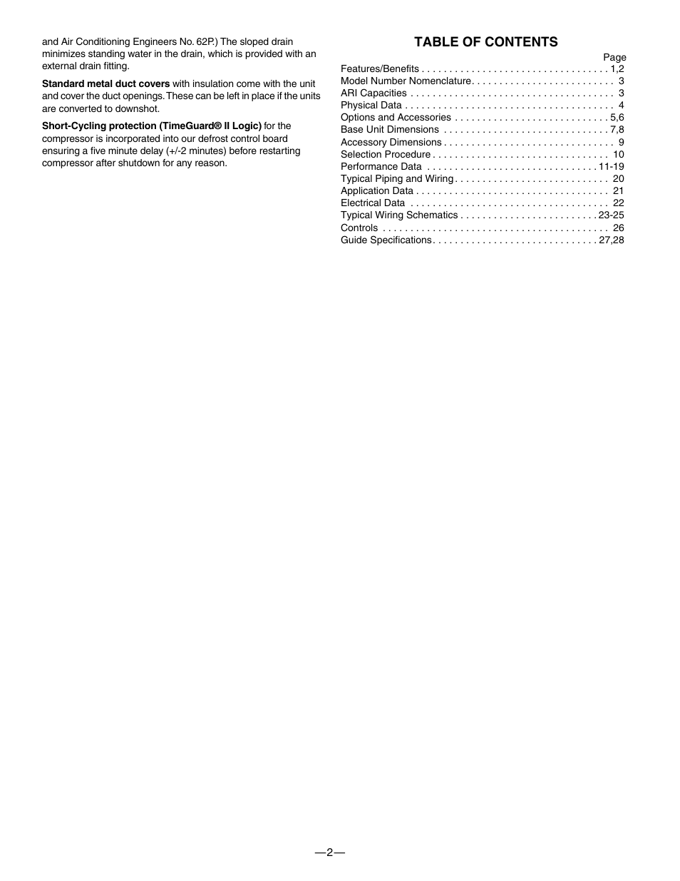 Bryant 601A User Manual | Page 2 / 28