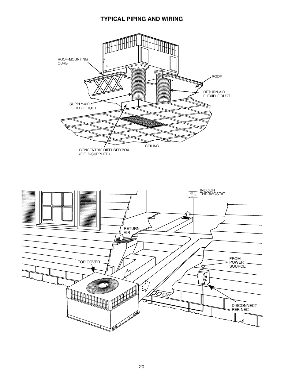 Typical piping and wiring | Bryant 601A User Manual | Page 20 / 28