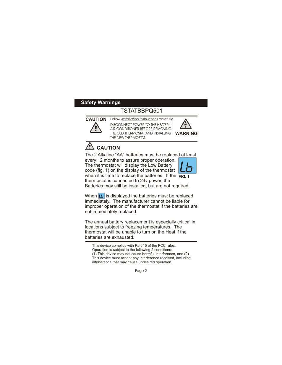 Tstatbbpq501 | Bryant Programmable Digital TSTATBBPQ501 User Manual | Page 3 / 21