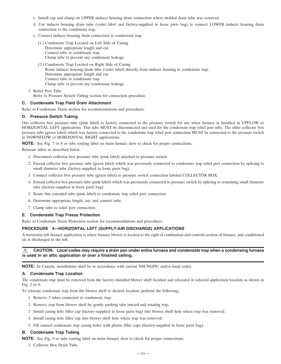 Bryant Deluxe 4 WAy Gas Furnase 355MAV User Manual | Page 11 / 60