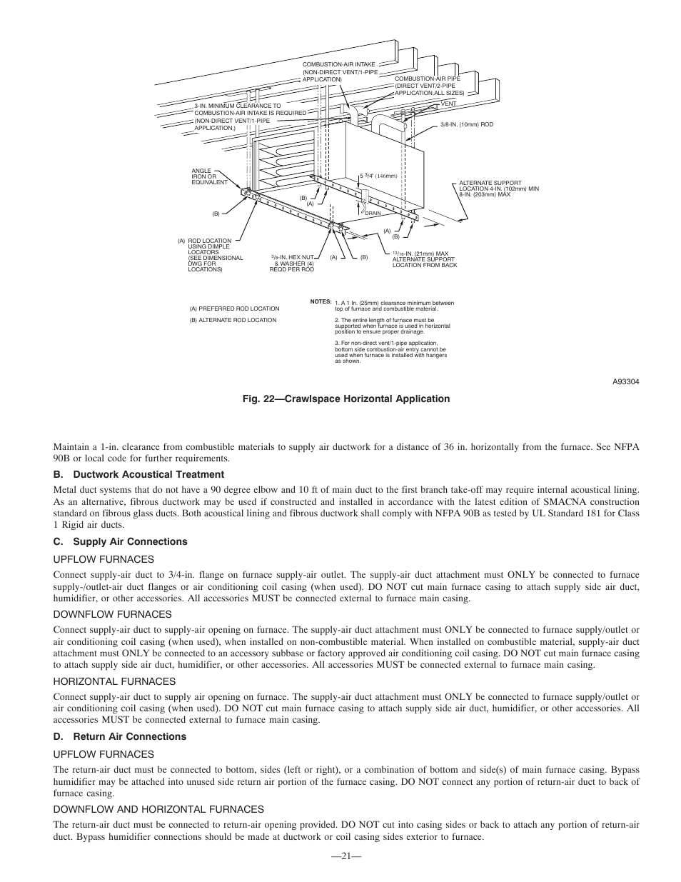 Bryant Deluxe 4 WAy Gas Furnase 355MAV User Manual | Page 21 / 60