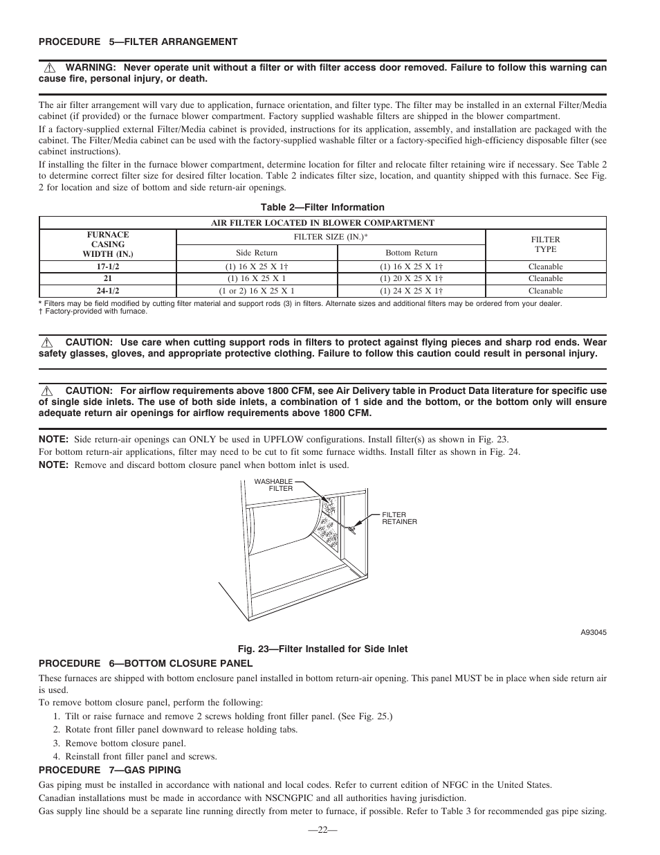 Bryant Deluxe 4 WAy Gas Furnase 355MAV User Manual | Page 22 / 60