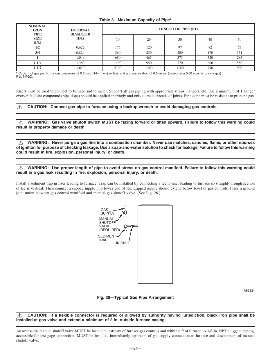 Bryant Deluxe 4 WAy Gas Furnase 355MAV User Manual | Page 24 / 60