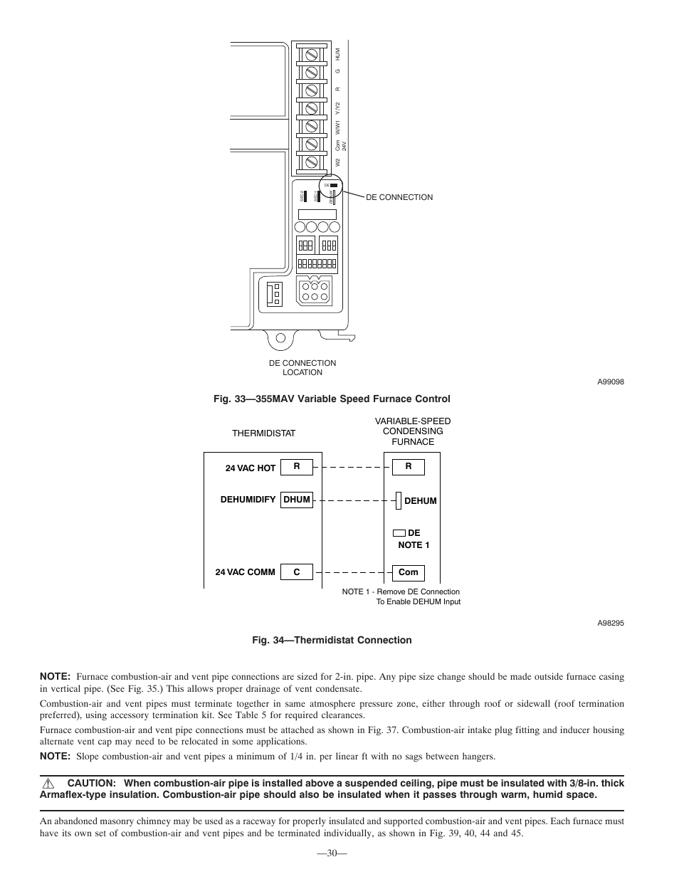 Bryant Deluxe 4 WAy Gas Furnase 355MAV User Manual | Page 30 / 60