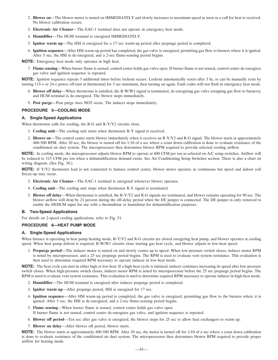 Bryant Deluxe 4 WAy Gas Furnase 355MAV User Manual | Page 45 / 60