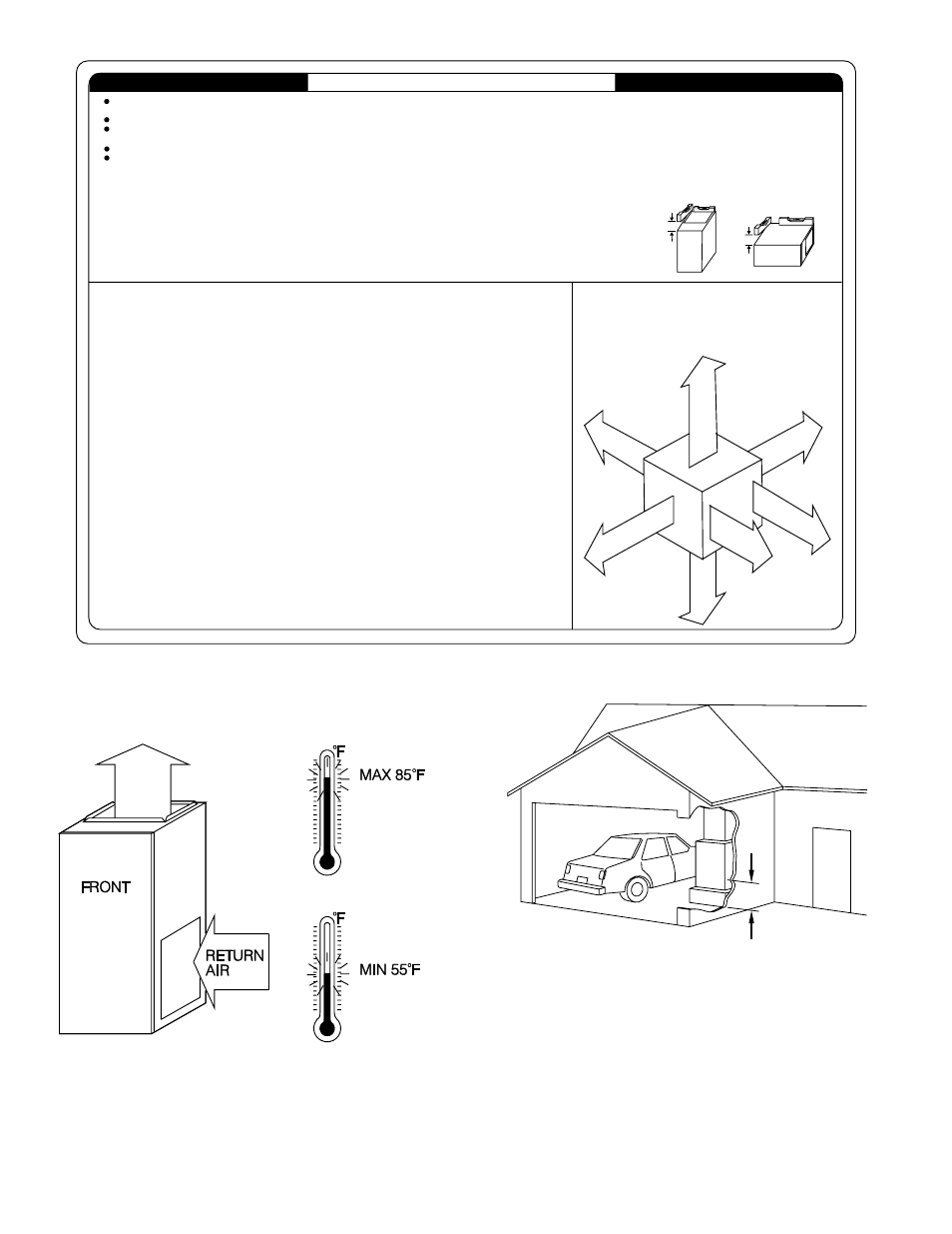 Installation | Bryant Deluxe 4-Way Multipoise Variable-Capacity Direct-Vent Condensing Gas 355MAV User Manual | Page 4 / 48