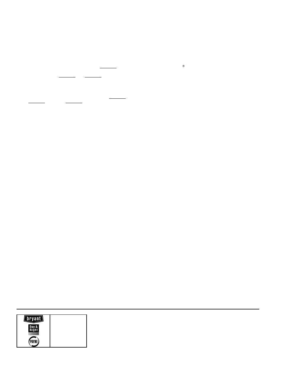 Bryant day & night payne | Bryant High Wall Duct-Free Split System 619E User Manual | Page 32 / 32