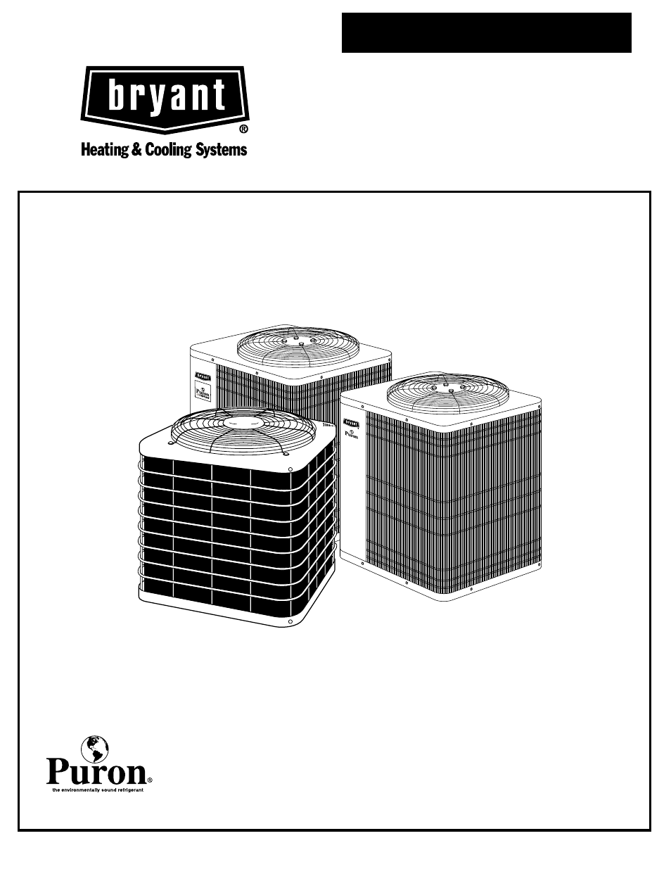 Bryant Puron Refrigerant Two-Speed User Manual | 8 pages