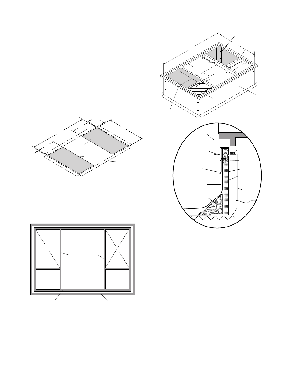 Accessory dimensions, Flashing detail, Roof opening detail | Bryant 583B User Manual | Page 11 / 28