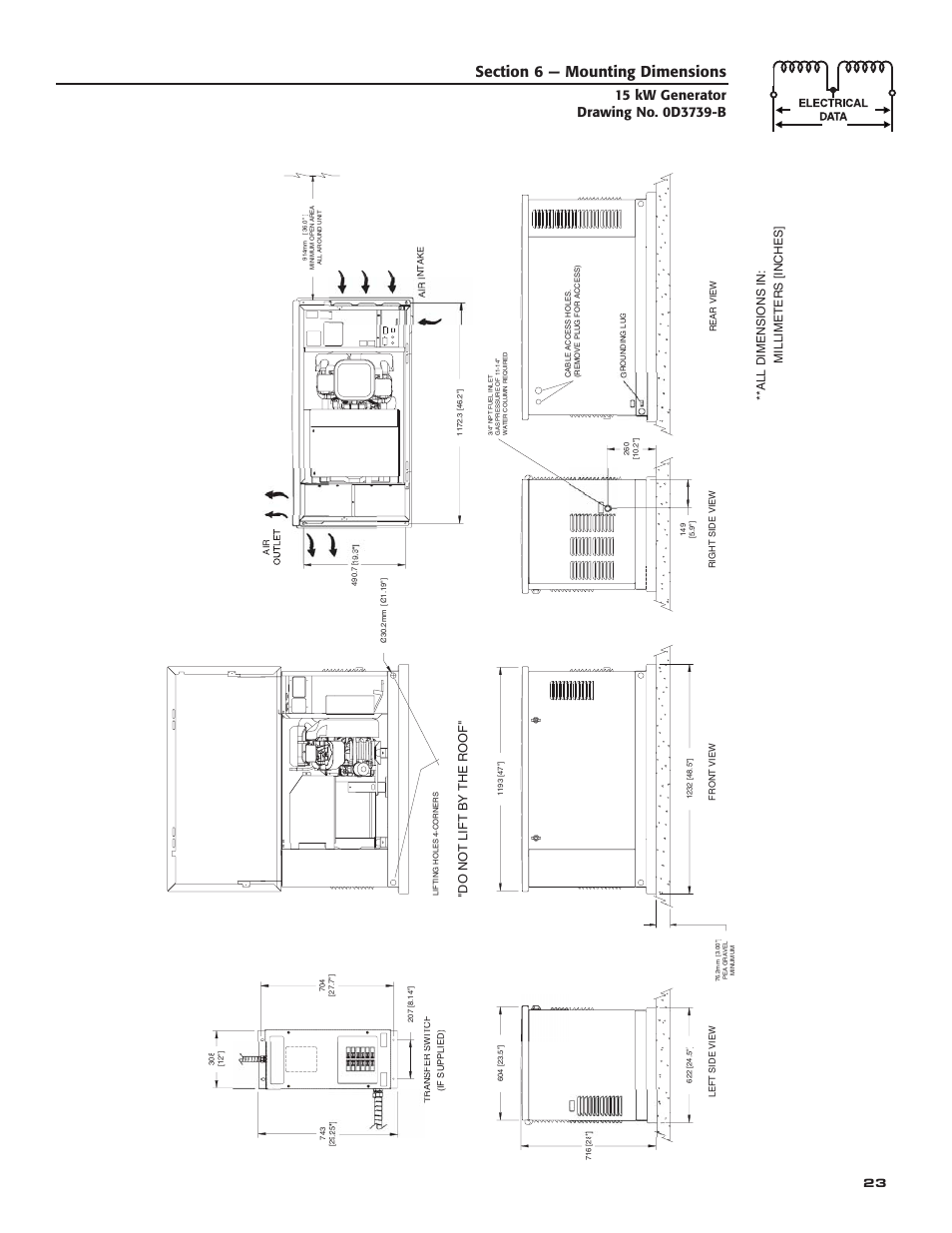 All dimen s io n s in: m illimeters [inches | Bryant ASPAX1BBA015 User Manual | Page 25 / 44