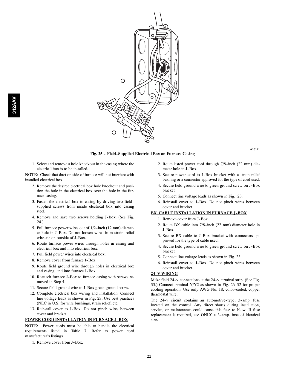 Bryant 312AAV/JAV User Manual | Page 22 / 56