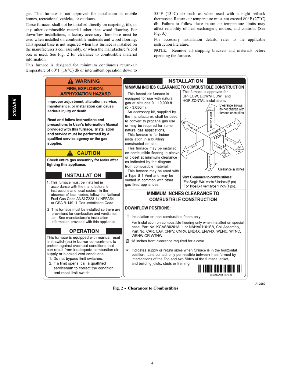 Bryant 312AAV/JAV User Manual | Page 4 / 56