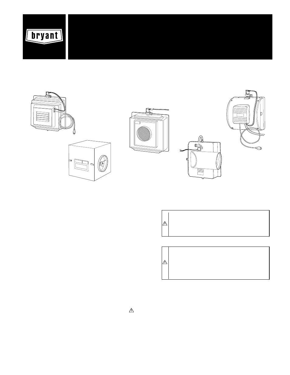 Bryant HUM-56-1 User Manual | 12 pages