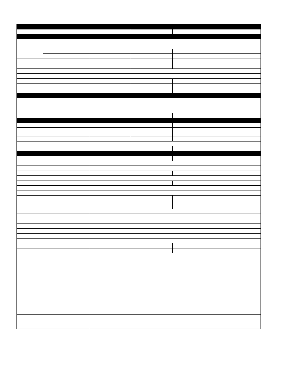 4— specifications | Bryant ELECTRIC AIR CONDITIONER 561C User Manual | Page 4 / 28