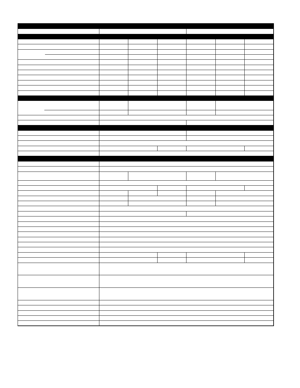 6— specifications continued | Bryant ELECTRIC AIR CONDITIONER 561C User Manual | Page 6 / 28
