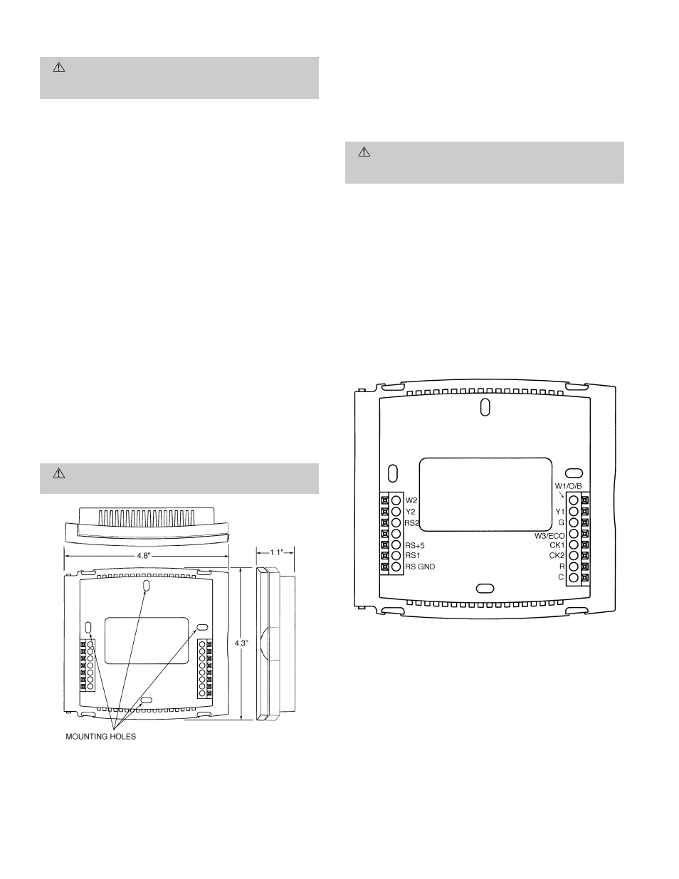 Bryant TEMPSURE COMMERCIAL THERMOSTAT P/N TSTATBBP220-LA User Manual | Page 2 / 8