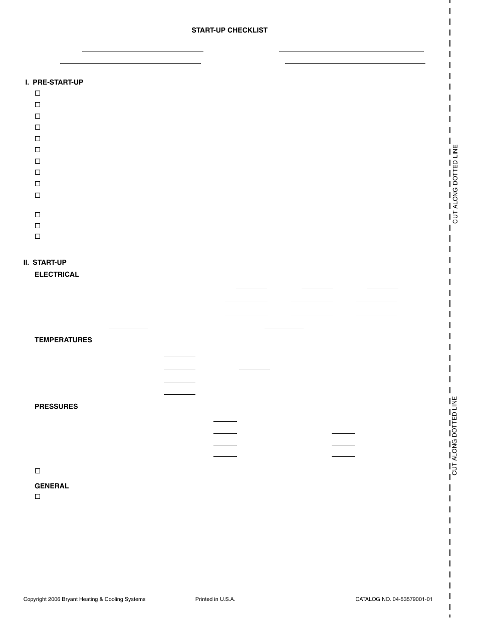 Bryant DURAPAC 579F User Manual | Page 48 / 48