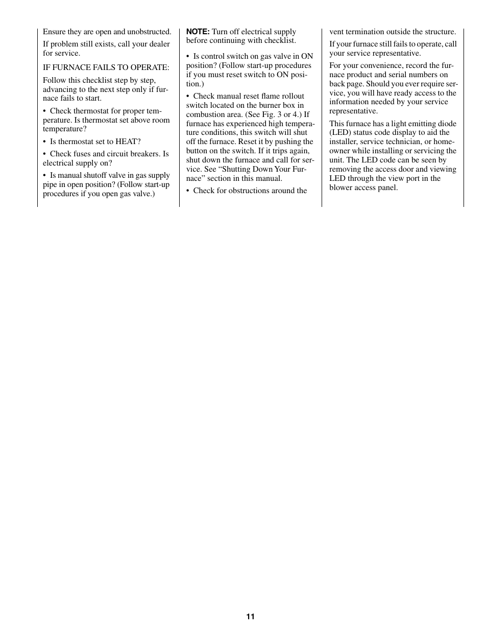 Bryant 340MAV User Manual | Page 11 / 12