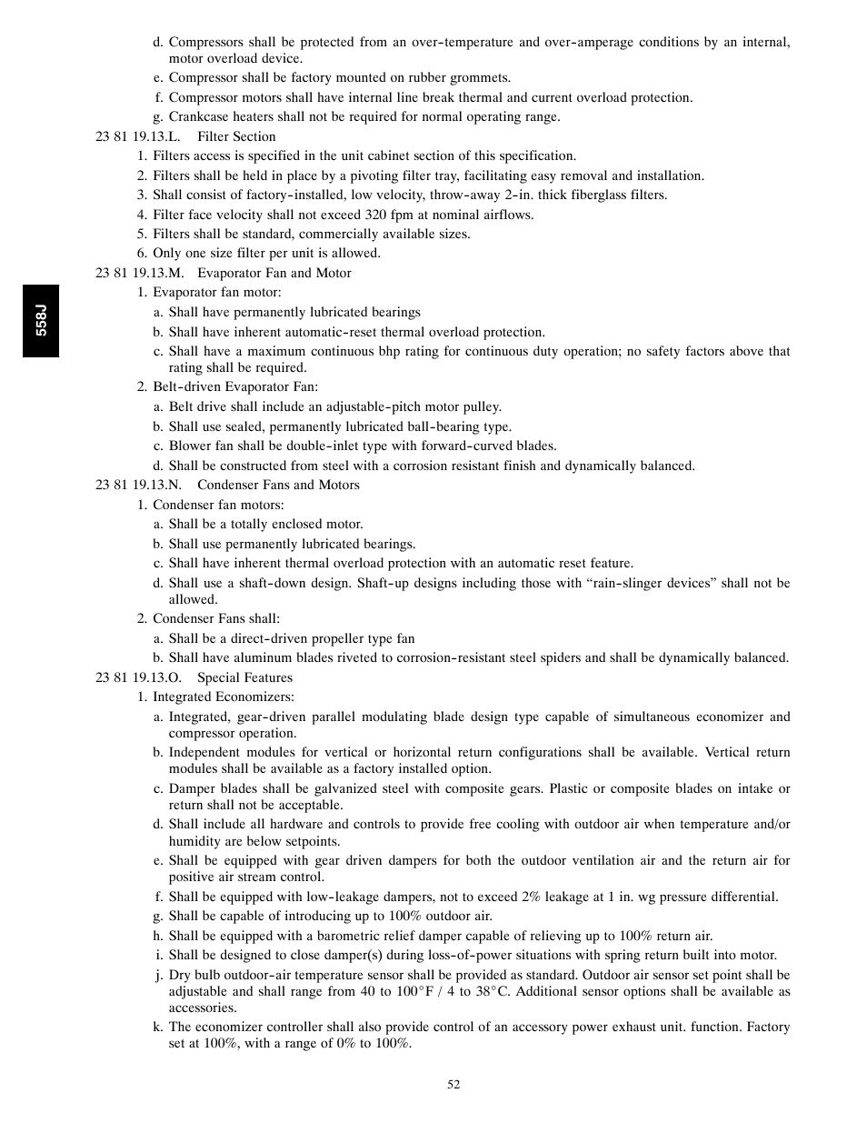 Bryant LEGACY 558J User Manual | Page 52 / 55