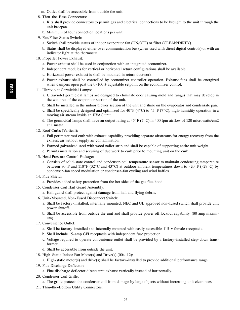 Bryant LEGACY 558J User Manual | Page 54 / 55