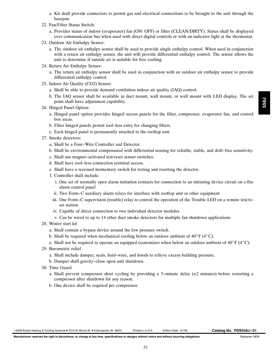 Bryant LEGACY 558J User Manual | Page 55 / 55