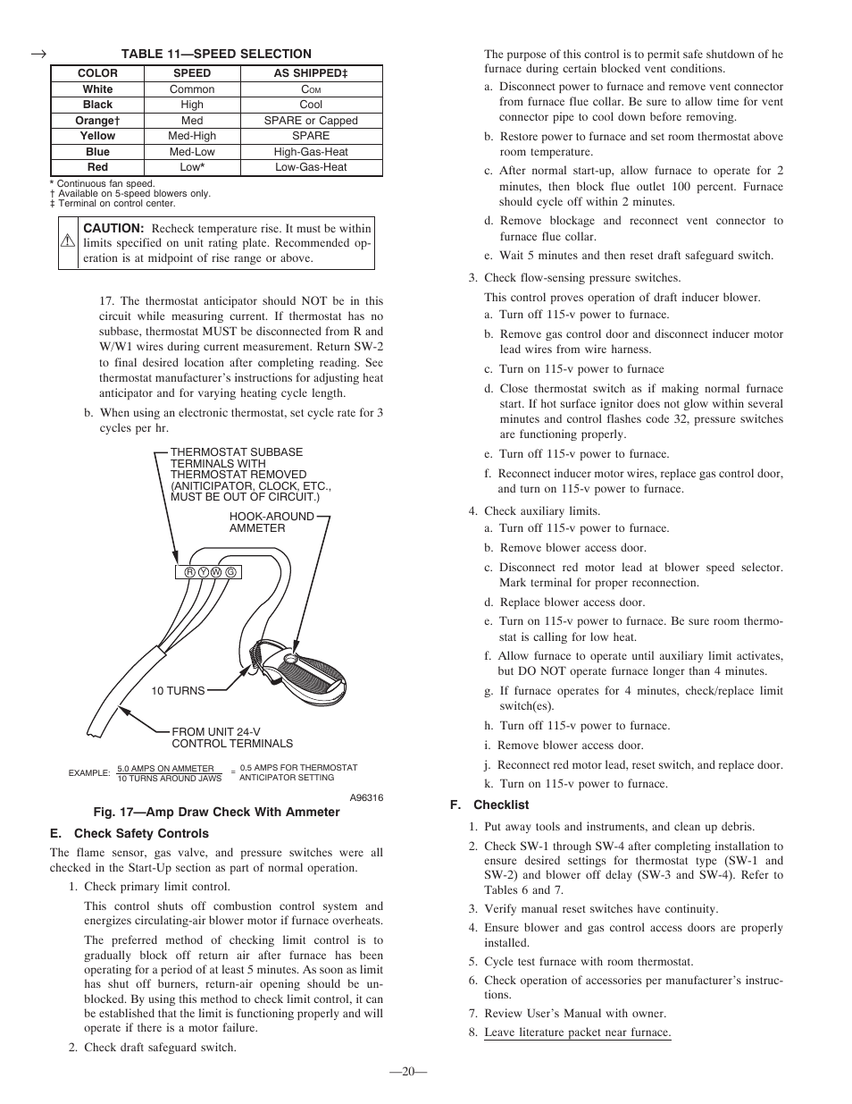 Bryant GAMA 331JAV User Manual | Page 20 / 24