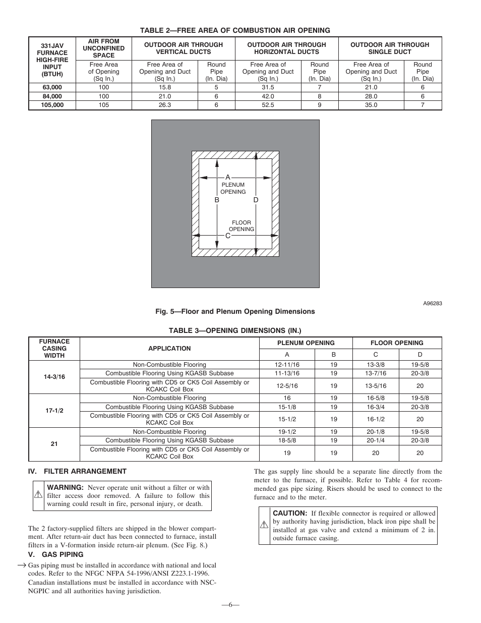 Bryant GAMA 331JAV User Manual | Page 6 / 24