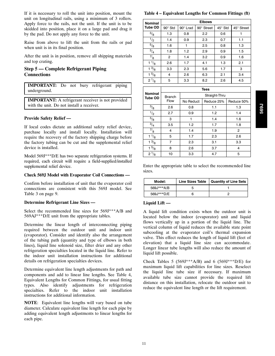 Step 5 — complete refrigerant piping connections | Bryant 569J User Manual | Page 11 / 56