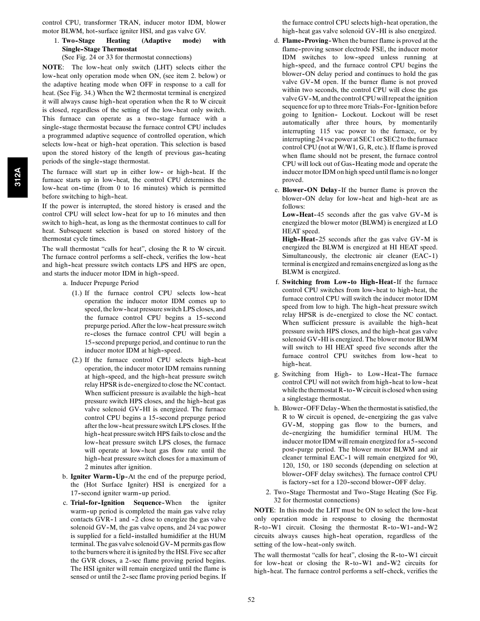 Bryant 2-stage Deluxe Induced-Combustion 4-way Multipurpose 120 User Manual | Page 52 / 58