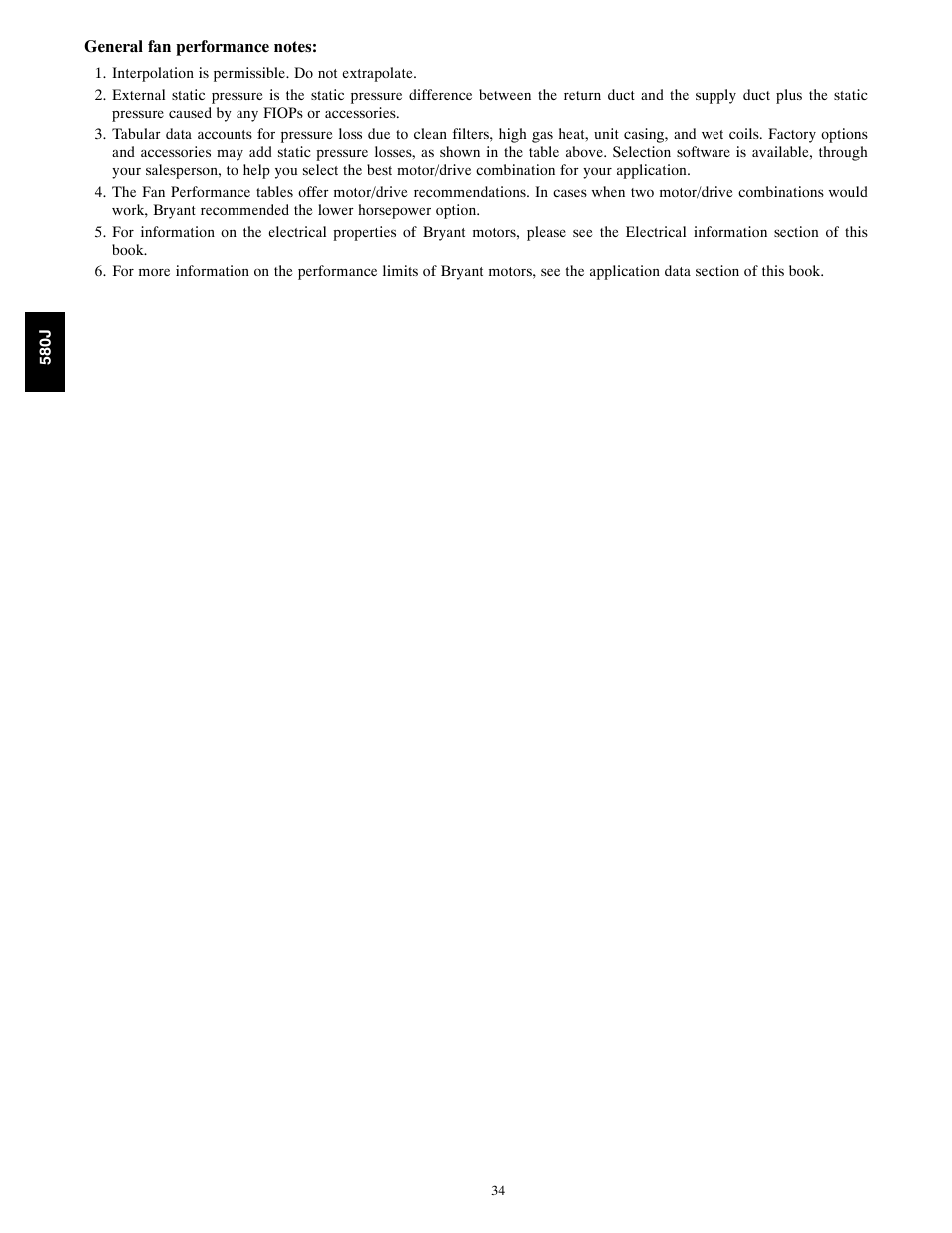 Bryant LEGACY 580J User Manual | Page 34 / 60