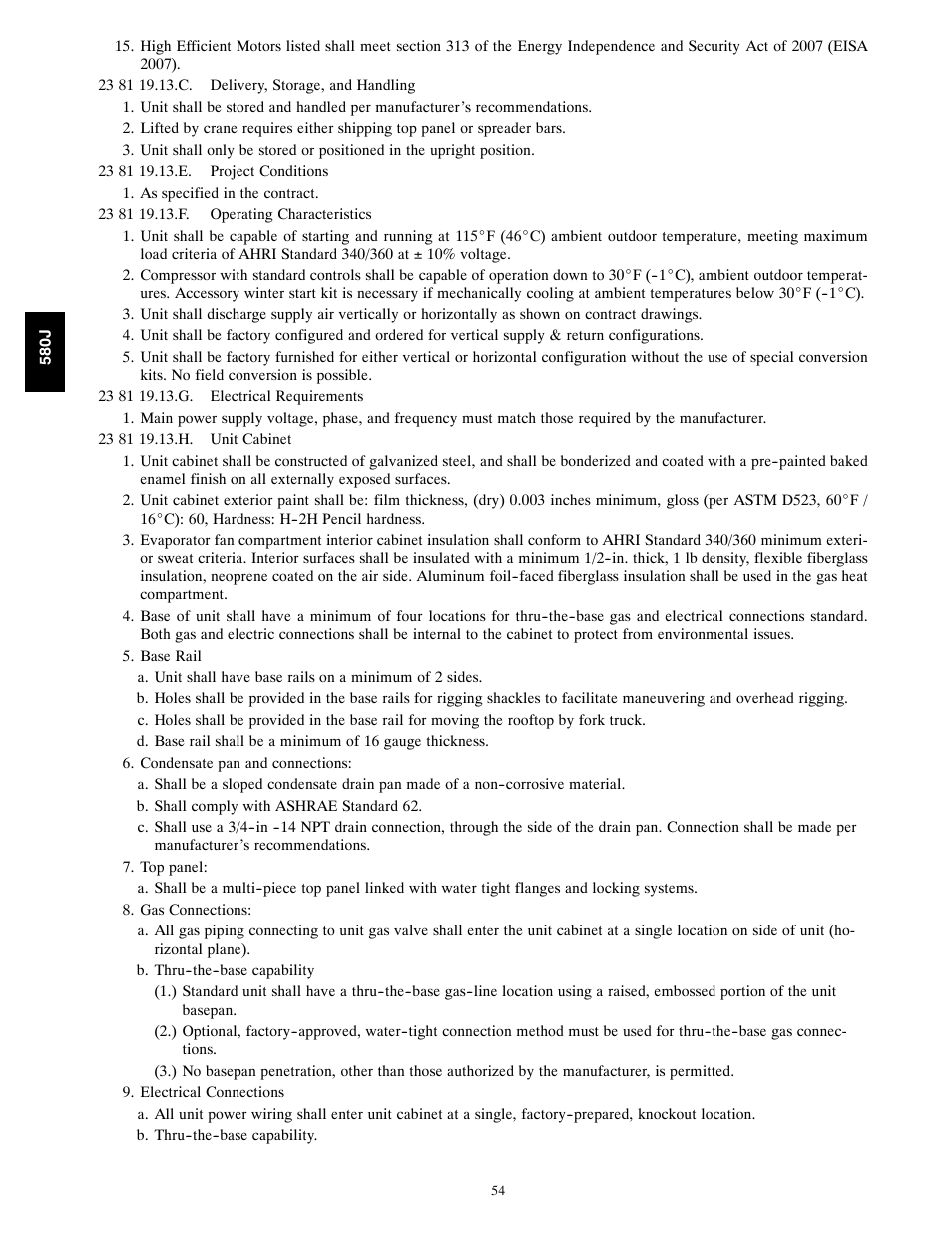 Bryant LEGACY 580J User Manual | Page 54 / 60