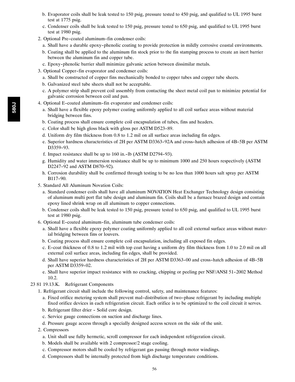 Bryant LEGACY 580J User Manual | Page 56 / 60