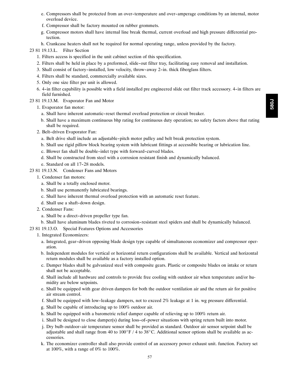 Bryant LEGACY 580J User Manual | Page 57 / 60