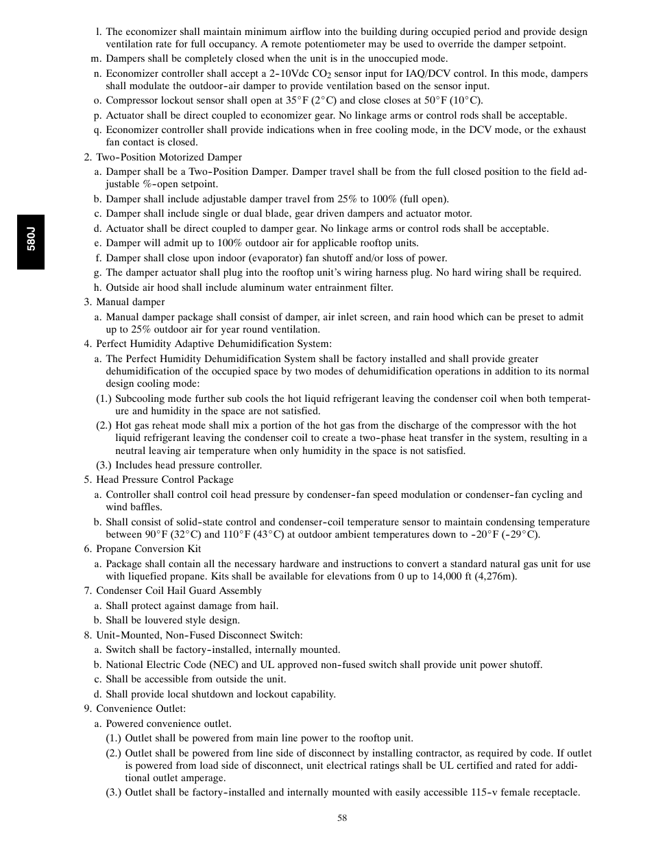 Bryant LEGACY 580J User Manual | Page 58 / 60